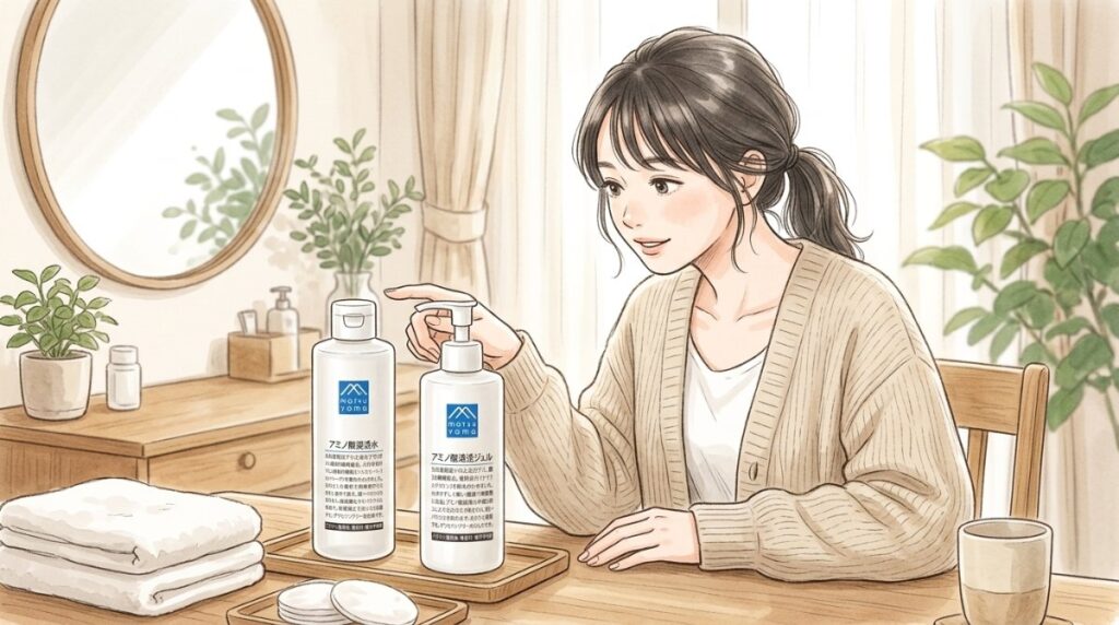 まとめ|アミノ酸浸透水とジェルの違いの結論は化粧水と乳液代わり