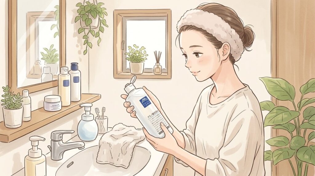 アミノ酸浸透水をスキンケアで使う順番