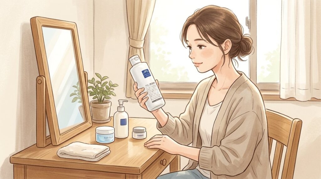 アミノ酸浸透水と組み合わせる肌質別アイテム3選