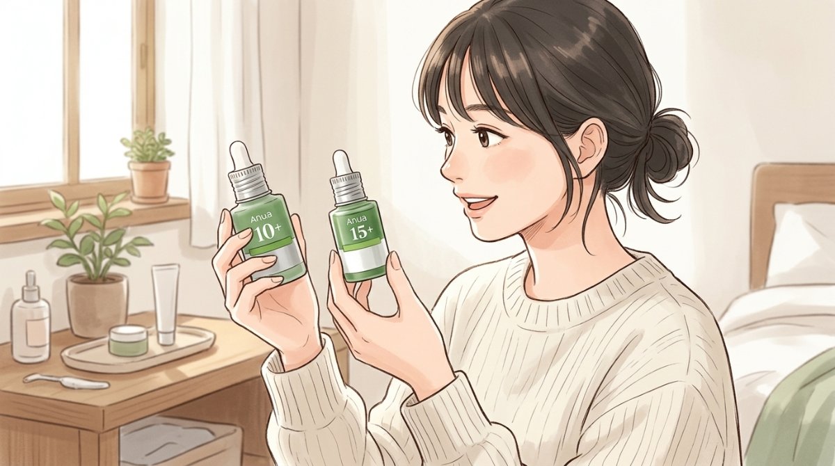 アヌアのアゼライン酸10%と15%の違いは?5項目で比較して選び方を解説!