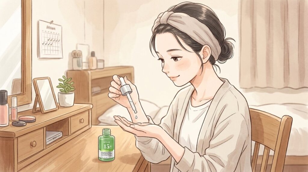 アヌアのアゼライン酸はどれくらい持つか1日1回なら約2ヶ月!