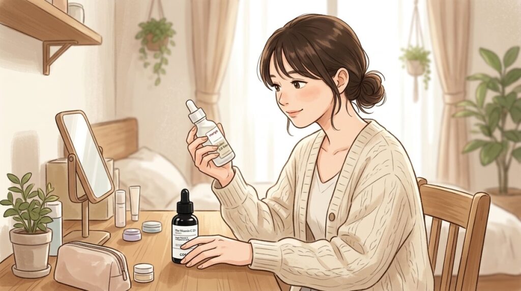 COSRXのビタミンC23と魔女工場の美容液は併用できる？正しい順番と違いを解説！