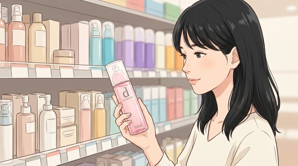 dプログラムの化粧水はドンキに売ってる？マツキヨやロフトなど取扱店も調査！